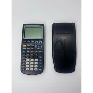 Texas Instruments TI-83 Plus graphing calculator w/cover - works perfectly!